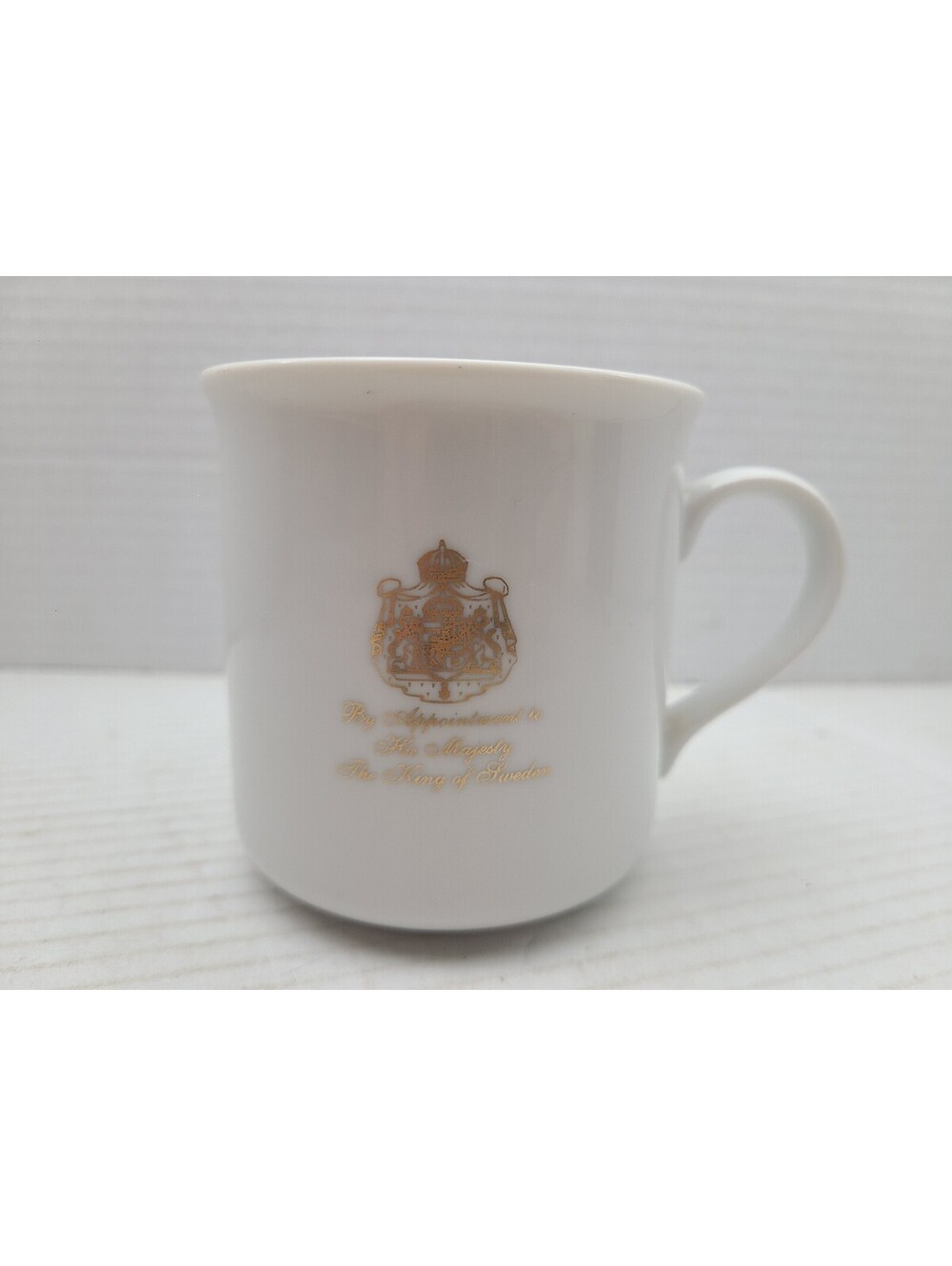 Gevalia Kaffe King of Sweden Glazed Ceramic Promotional Souvenier Coffee Mug